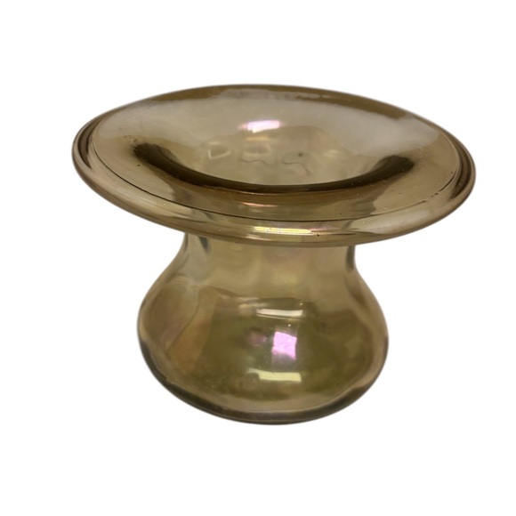 Vintage art glass. Iridescent green. - Picture 3 of 6